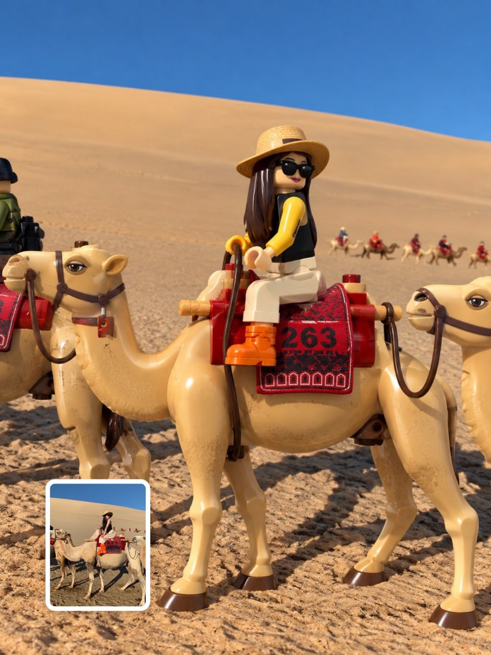lego minifigure photo transformation